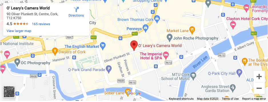 Camera World 61 O'Learys CameraWorld Map