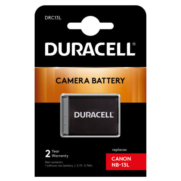 Duracell nb-13l battery for canon