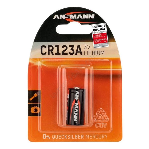 Ansmann CR123A camera battery