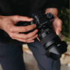 Fujifilm XF 16-55mm F2.8 R LM WR lens in hand