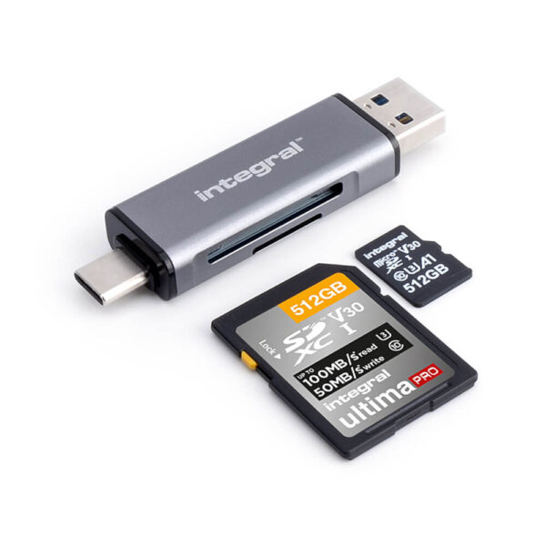 Integral SD Card reader