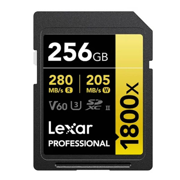 Lexar Gold 256GB UHS-ii SD memory card