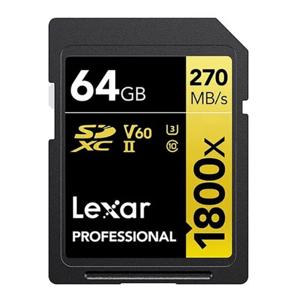 Lexar Gold 64GB UHS-ii SD memory card