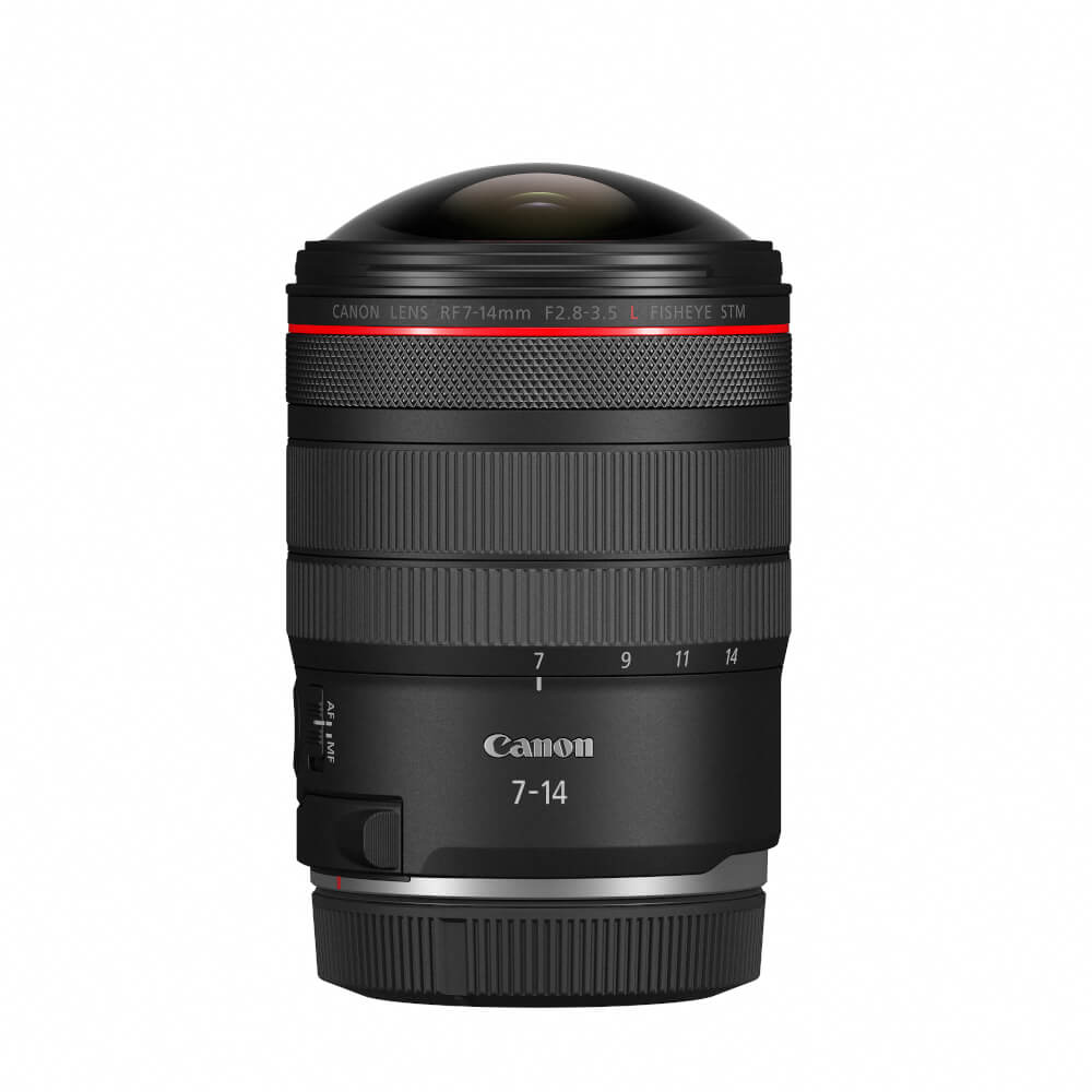 RF 7 14mm F2.8 3.5L FISHEYE STM Side with cap 1 CameraWorld Cork